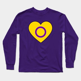 Intersex Pride Heart Long Sleeve T-Shirt